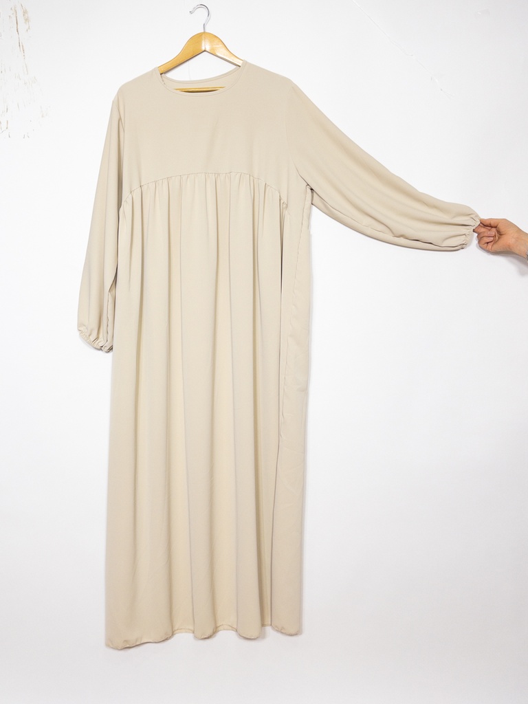 Abaya longue en soie de Médine ref: 2326 pk