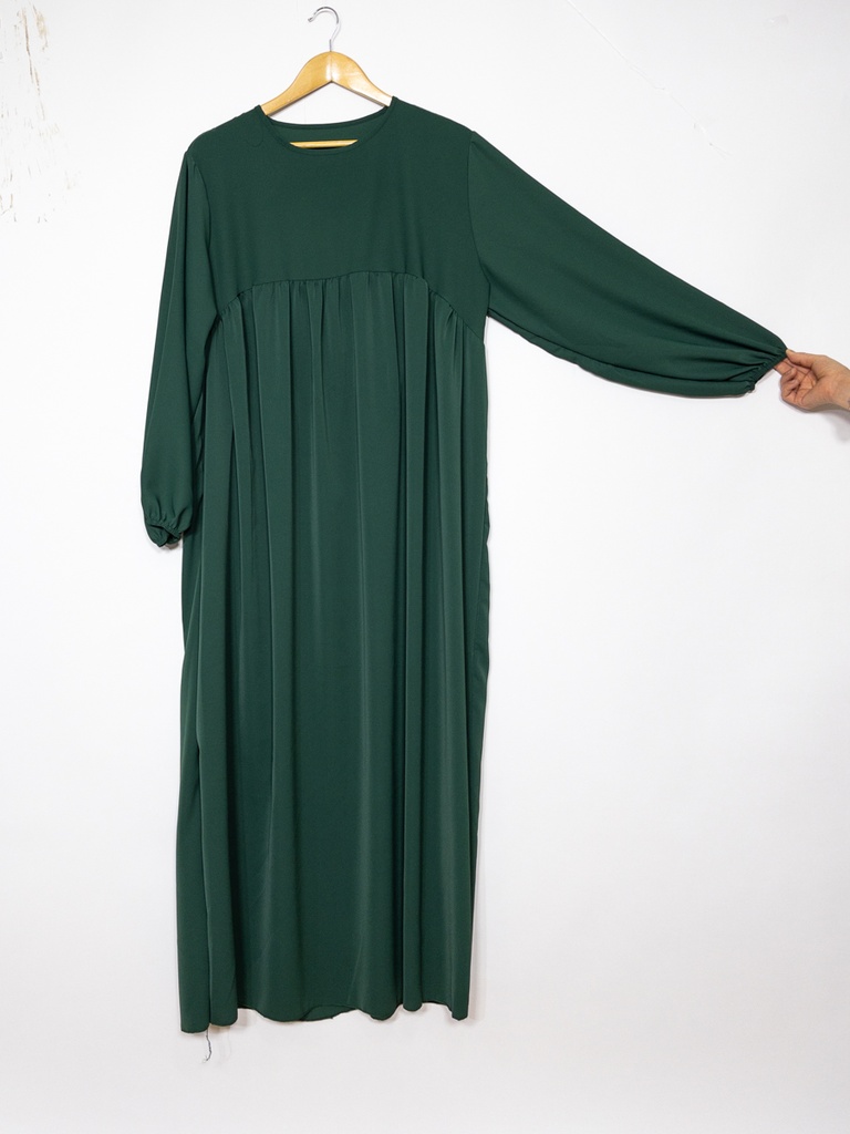 Abaya longue en soie de Médine ref: 2326 pk