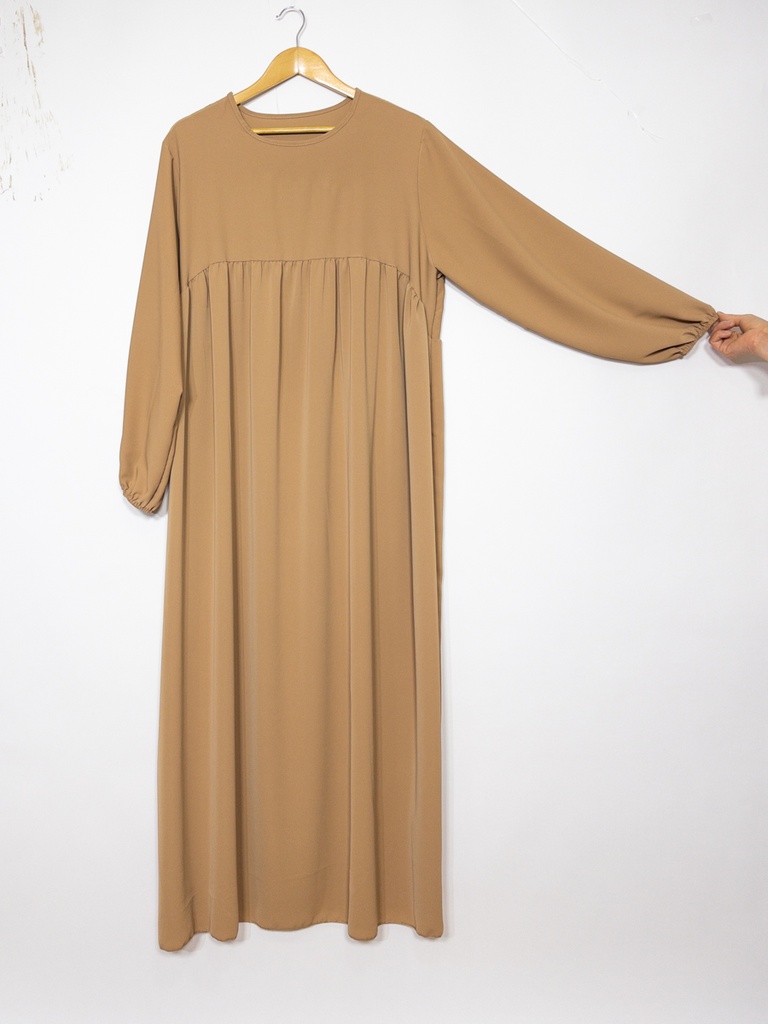 Abaya longue en soie de Médine ref: 2326 pk
