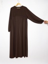 Abaya longue en soie de Médine ref: 2326 pk