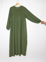 Abaya longue en soie de Médine ref: 2326 pk