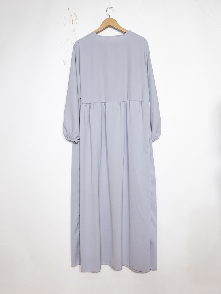 Abaya longue en soie de Médine ref: 2326 pk