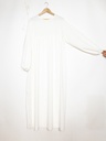 Abaya longue en soie de Médine ref: 2326 pk