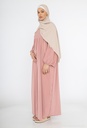 Abaya longue en soie de Médine ref: 2379pk