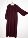 Abaya longue en soie de Médine ref: 2379pk