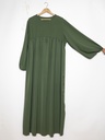 Abaya longue en soie de Médine ref: 2379pk