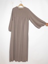 Abaya longue en soie de Médine ref: 2379pk