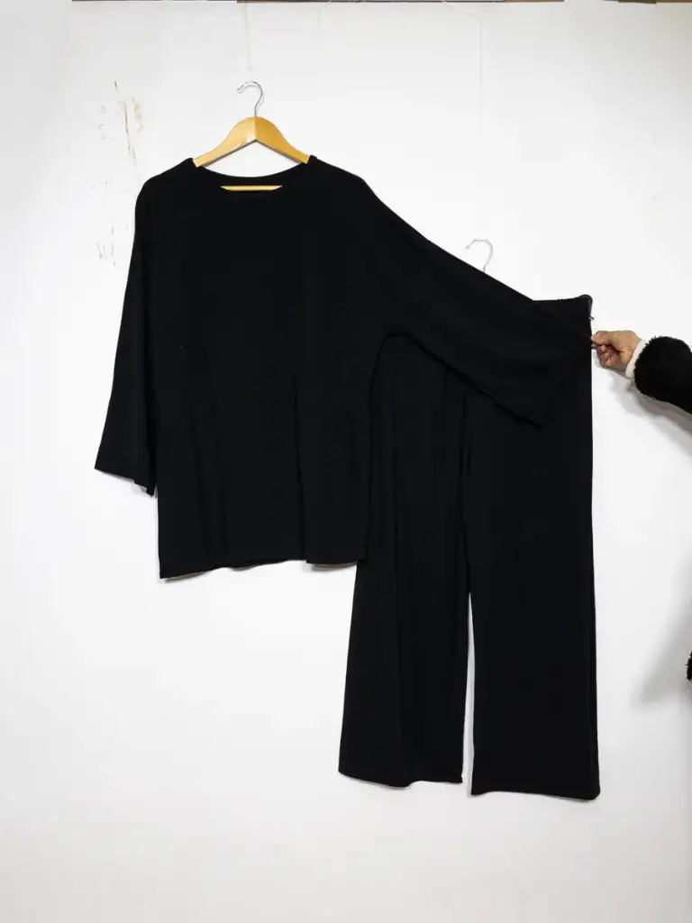 Abaya Ensemble REF: 2335-59cot (Noir)