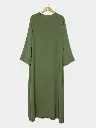 Abaya manche large en jazz pour 185cm REF: RoL2333jazz