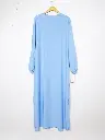 Abaya longue large en soie médine ref:Ro2303pk