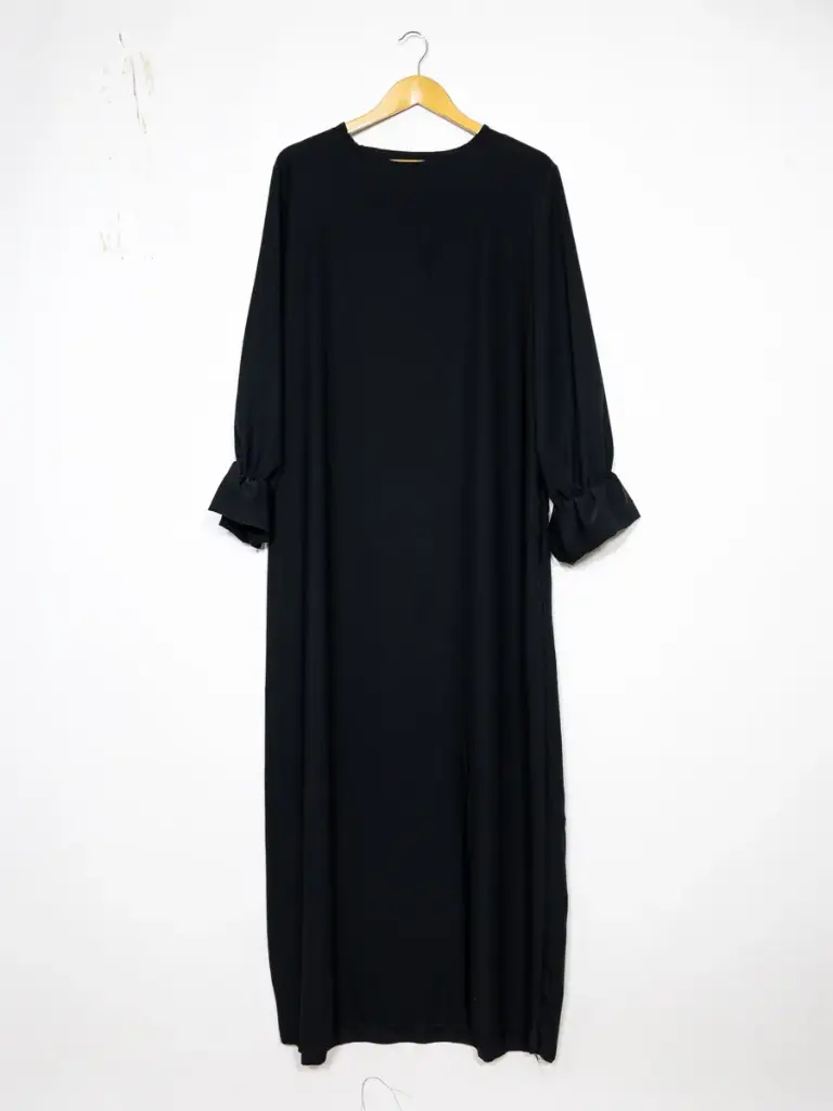 Abaya longue large ref:Ro23332pk (Black)