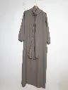 Abaya en soie de Médine pour femme ref:Ro2338pkdr