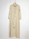 Abaya en soie de Médine pour femme ref:Ro2338pkdr