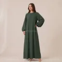 Robe abaya en soie de Médine 2370pk 