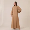 Robe abaya en soie de Médine Ro2370pk