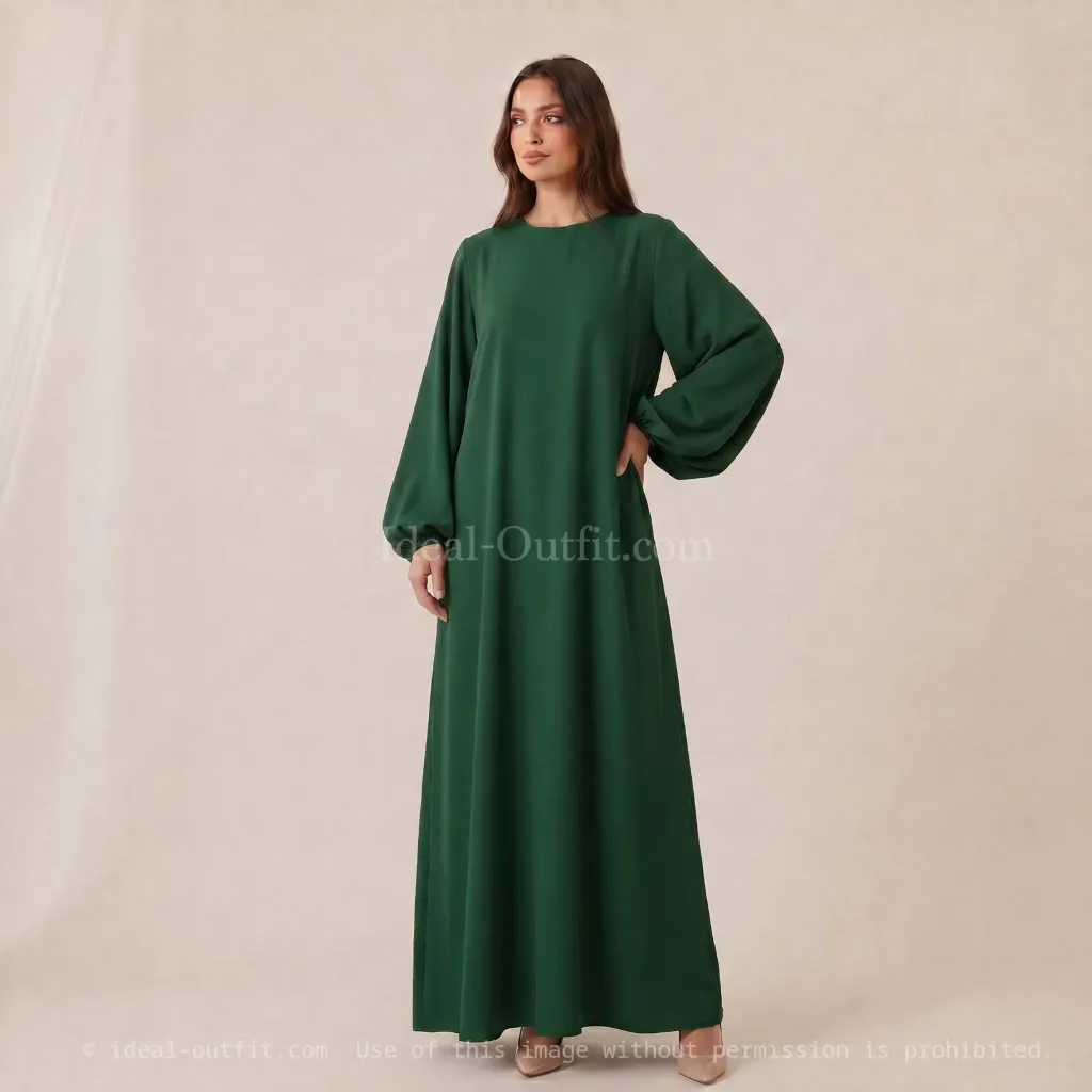 Robe abaya en soie de Médine Ro2370pk