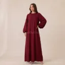 Robe abaya en soie de Médine Ro2370pk