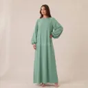 Robe abaya en soie de Médine Ro2370pk