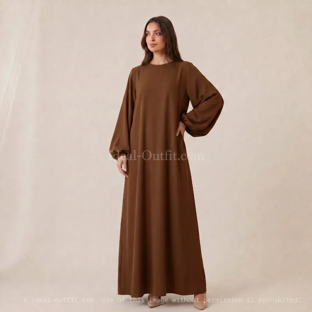 Robe abaya en soie de Médine Ro2370pk
