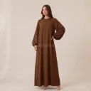 Robe abaya en soie de Médine 2370pk 