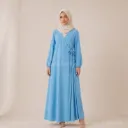 Robe abaya porte feuille ref:Ro2372jazz