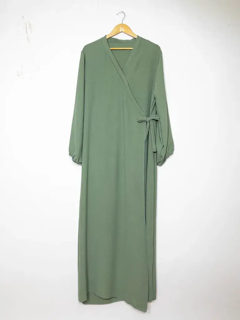 Robe abaya porte feuille ref:Ro2372jazz