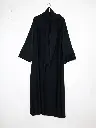 Abaya en soie de Médine pour femme ref:Ro2377pknml