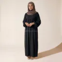 Abaya manche ballon REF: 2379jazz