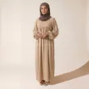 Abaya manche ballon REF: 2379jazz