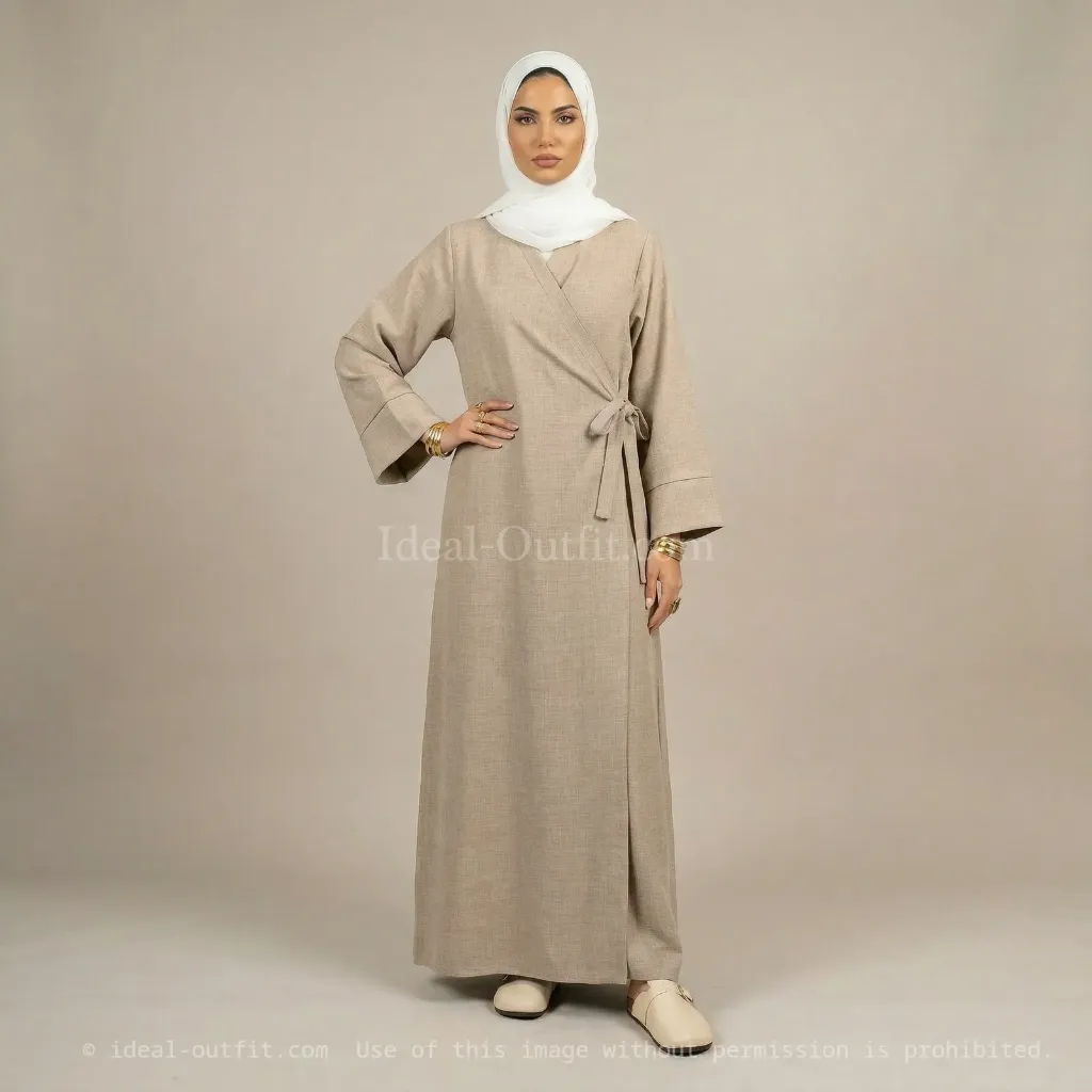 Abaya longue large ref:Ro2383LIN