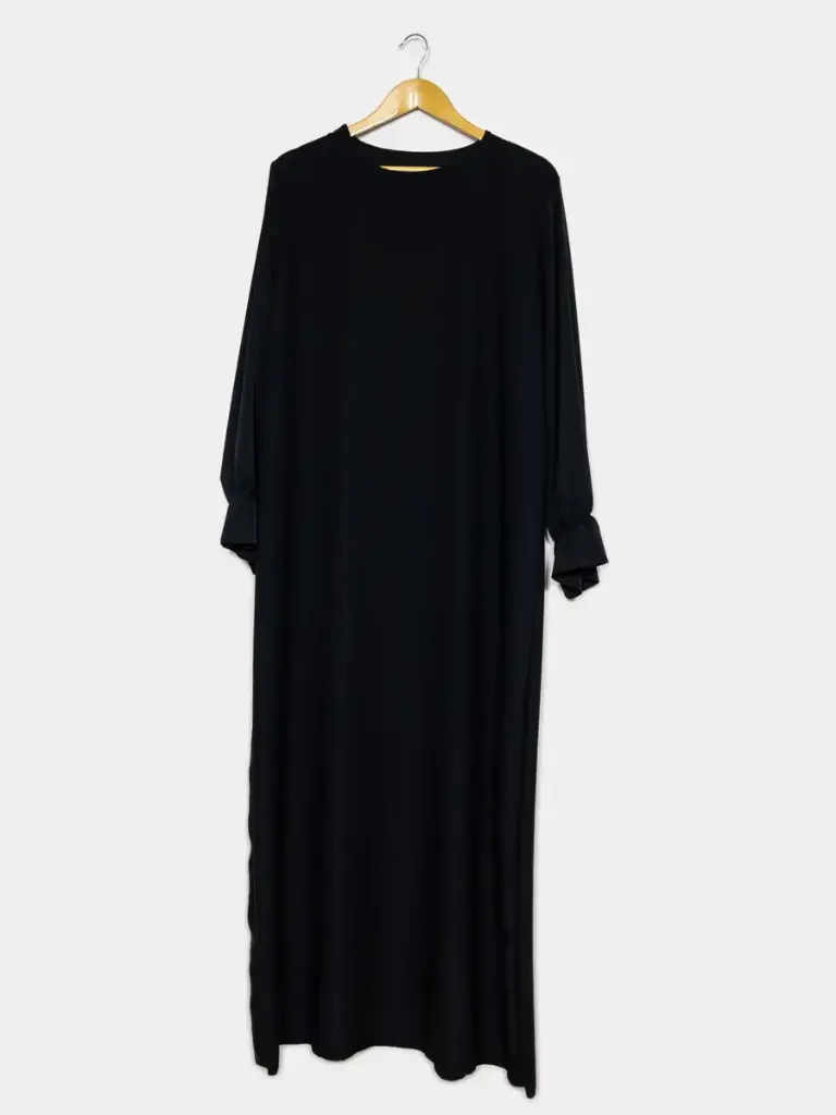 Abaya longue large ref:2316jazz (Black)