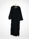 Robe abaya ref:Ro2500velcot velours côtèle