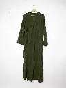 Robe abaya ref:Ro2500velcot velours côtèle