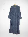 Robe abaya ref:Ro2500velcot velours côtèle