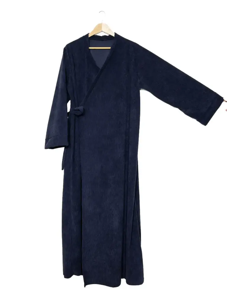 Robe abaya ref:Ro2500velcot velours côtèle