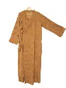 Robe abaya ref:Ro2500velcot velours côtèle