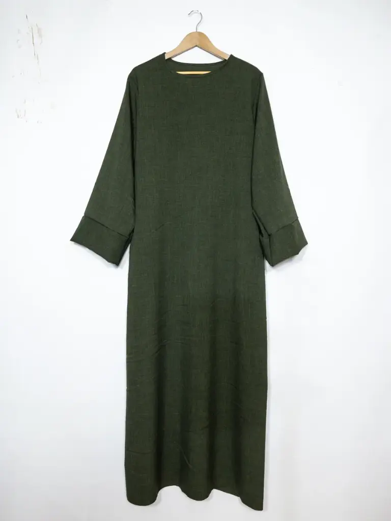 Robe abaya lin pour 185 cm ref:RoL2352LIN