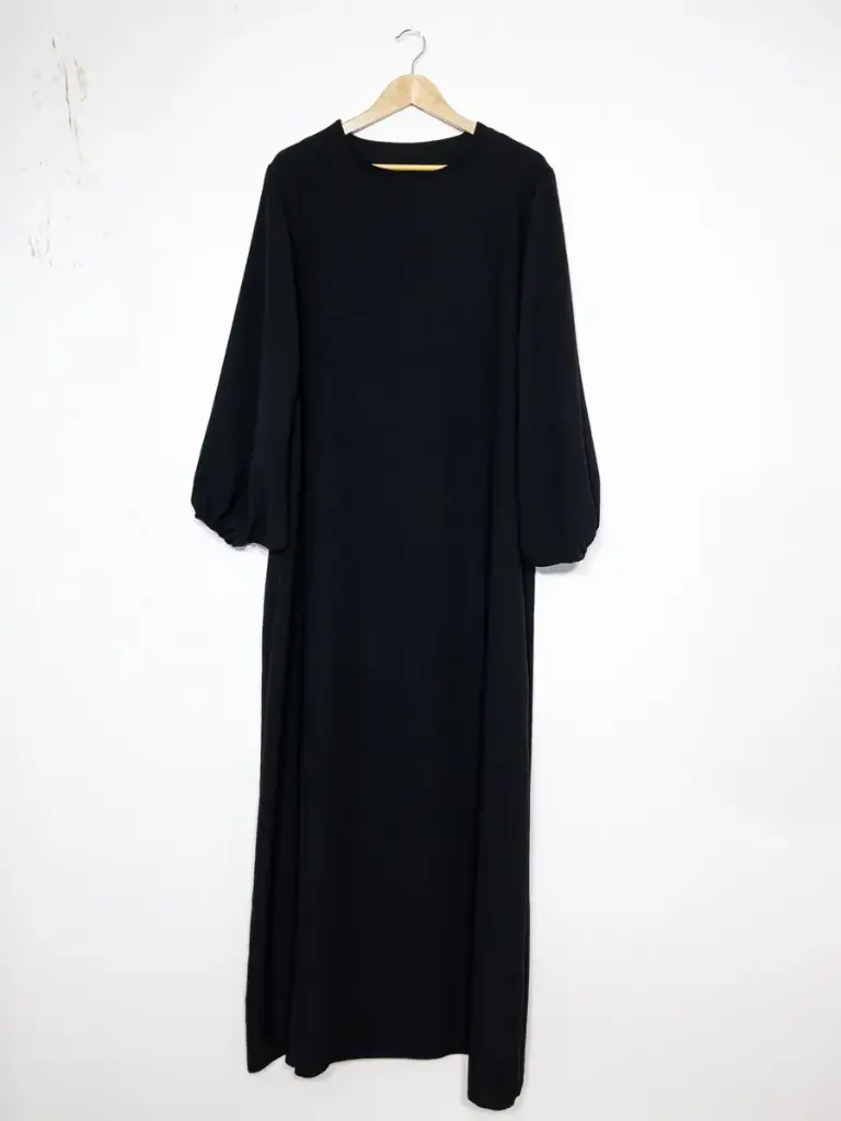 Robe abaya réf RoL2370jazz longue pour femme 185cm  (Noir)