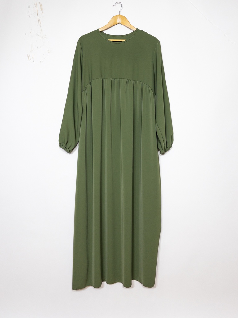 Abaya longue en soie de Médine REF: RO2326PK