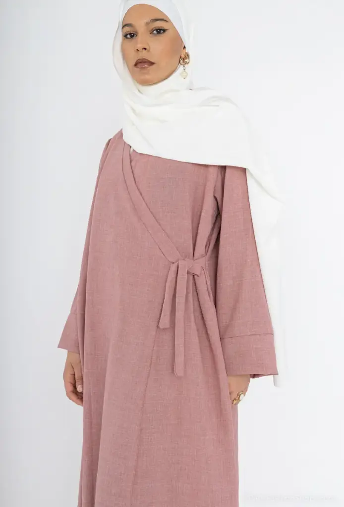 Robe abaya réf RoL2378pk longue pour femme 185cm 