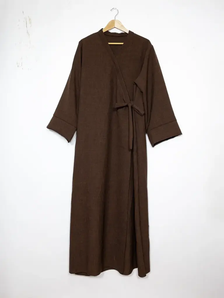 Robe abaya réf RoL2378pk longue pour femme 185cm 