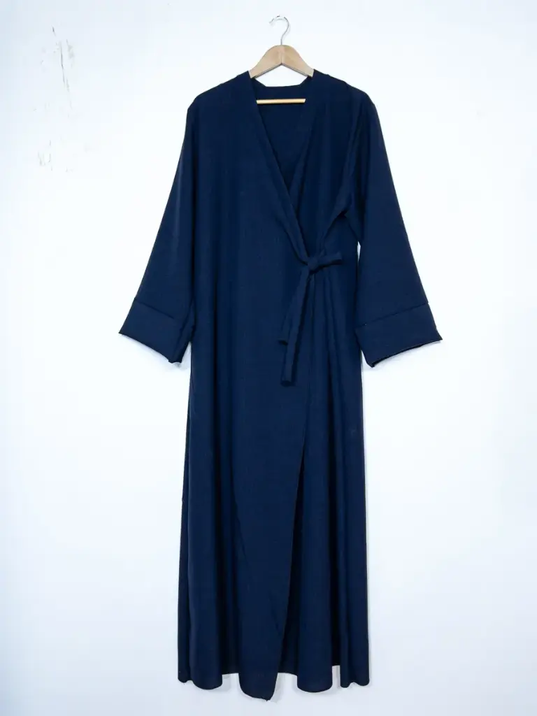 Robe abaya port feuille ref:L2383LIN pour femme 185cm