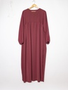 Abaya longue en soie de Médine REF: RO2326PK
