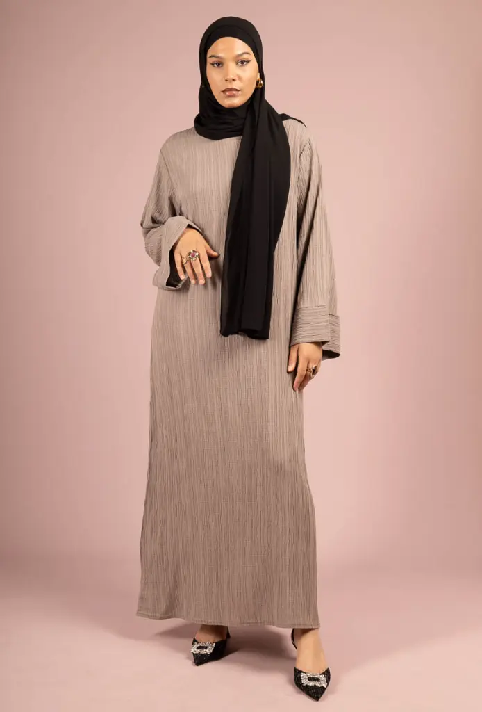 Abaya  longue large ref:Ro2387ff (Noir)