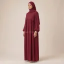 Abaya longue en soie de Médine REF: RO2379PK