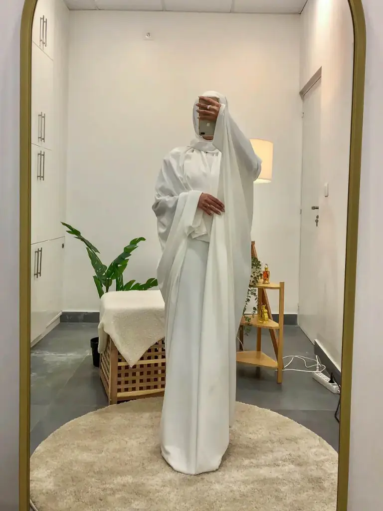 Abaya longue femme REF: RO2389PK-B 