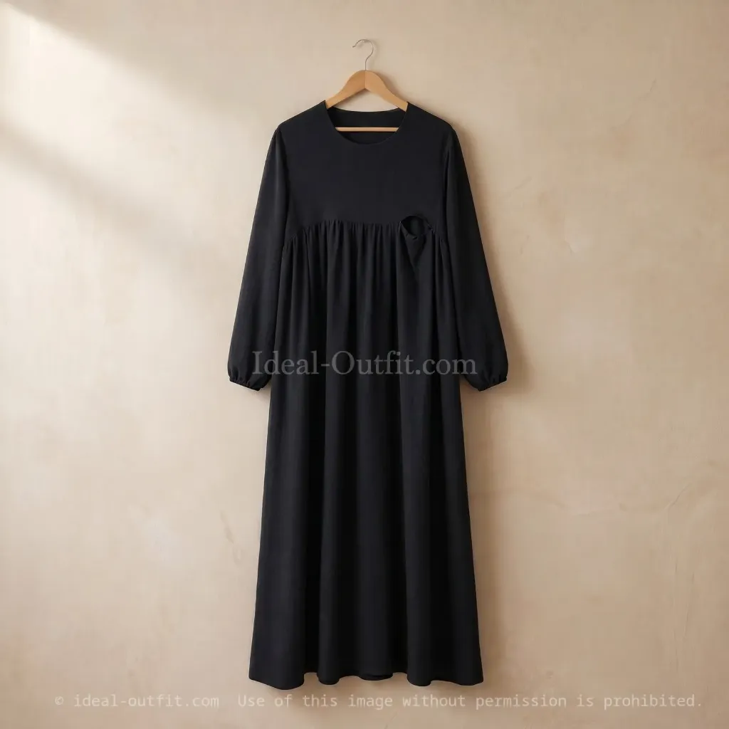 Integrated Hijab Abaya in Jazz Fabric REF: Ro2338jazz