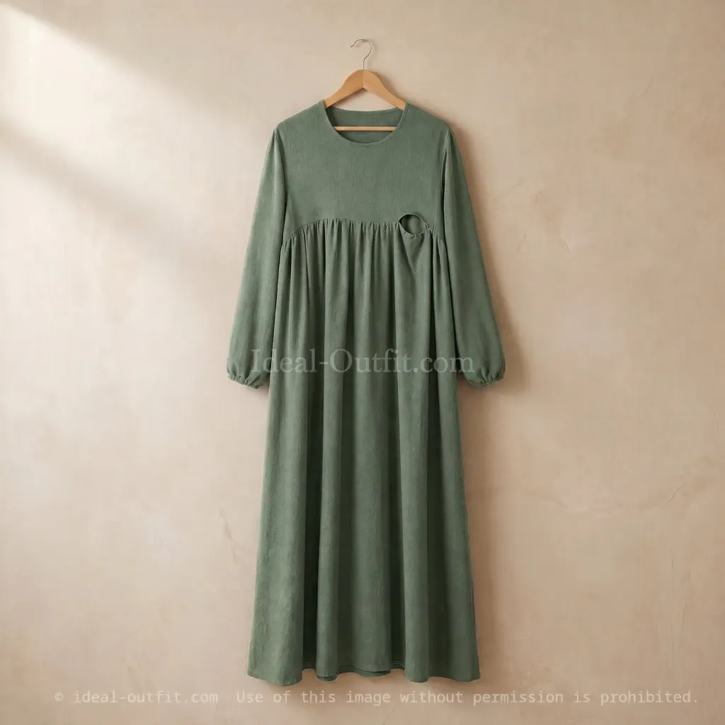 Integrated Hijab Abaya in Jazz Fabric REF: Ro2338jazz