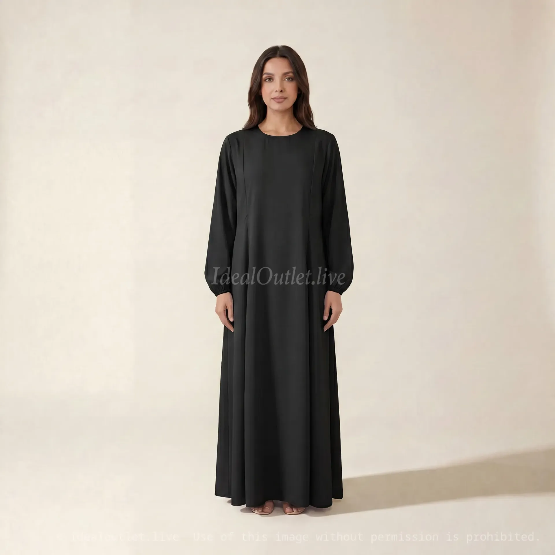 Integrated Hijab Abaya in Jazz Fabric REF: Ro2338jazz