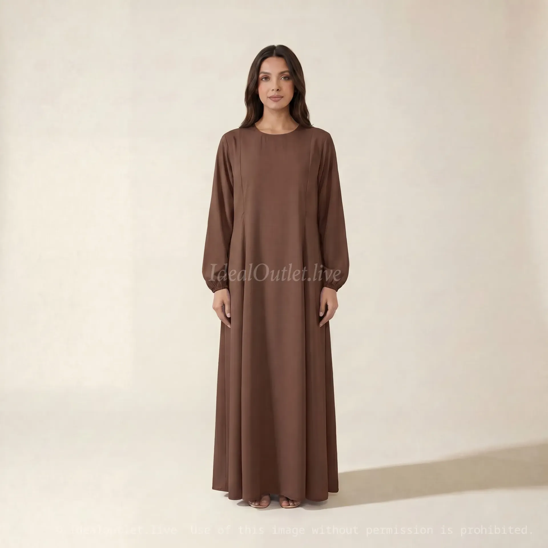 Integrated Hijab Abaya in Jazz Fabric REF: Ro2338jazz